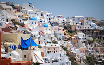 В Китае появилась копия острова Санторини В Китае появилась копия острова Санторини