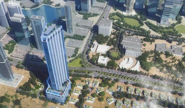 Nahaufnahme von bunten tropischen Fischen, die in einem Korallenriff schwimmen